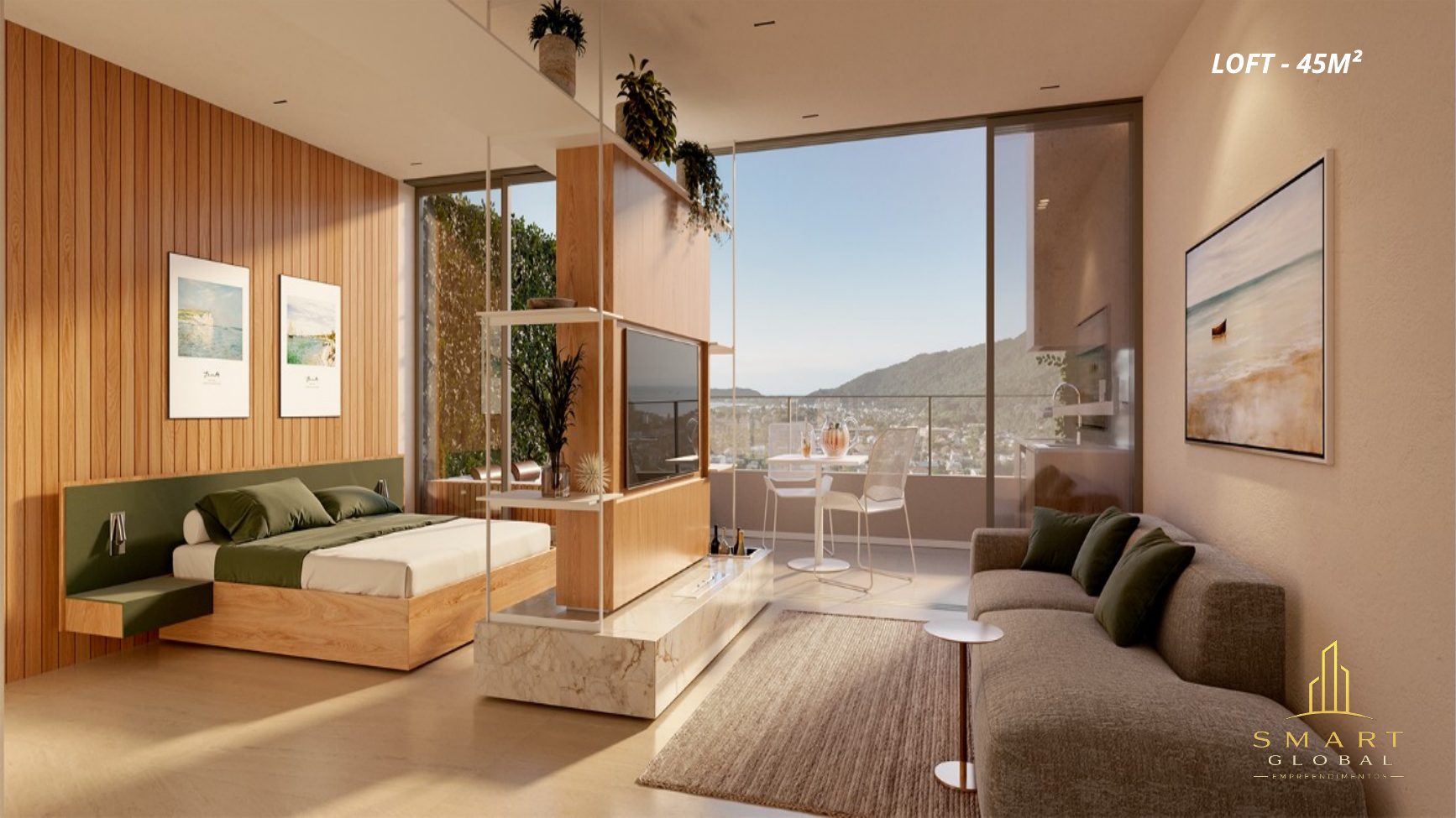 Óppera — Loft 45 m²