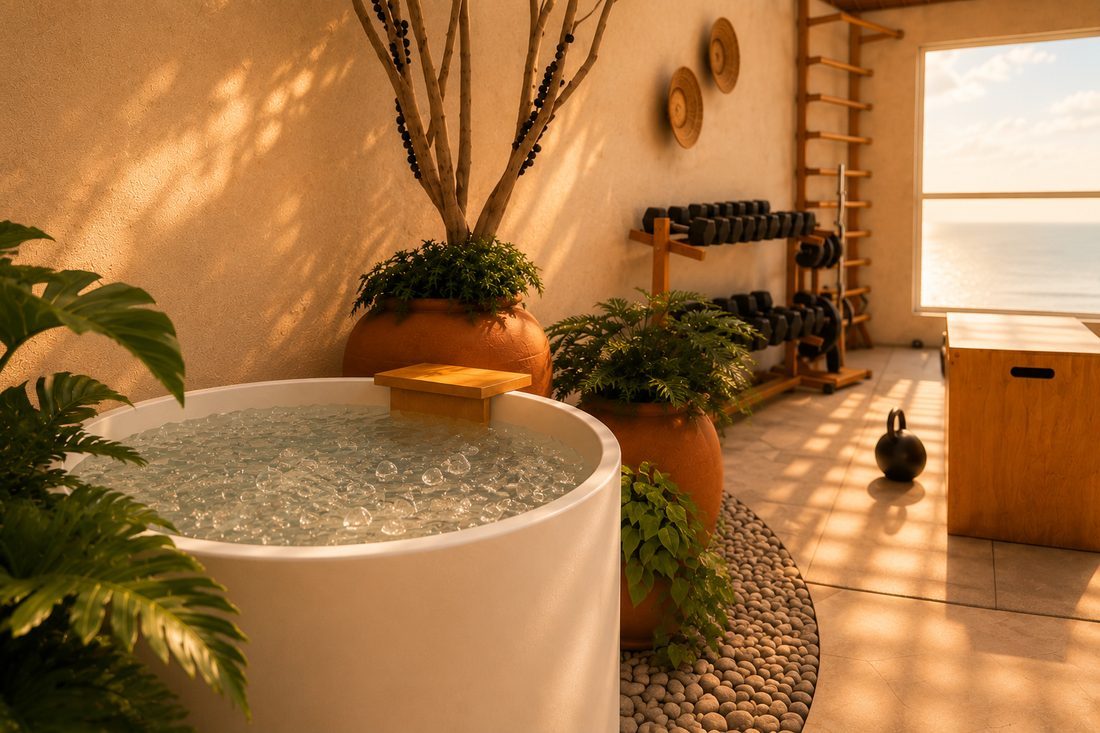 Nalu Campeche — Banheira de gelo (ice bath)