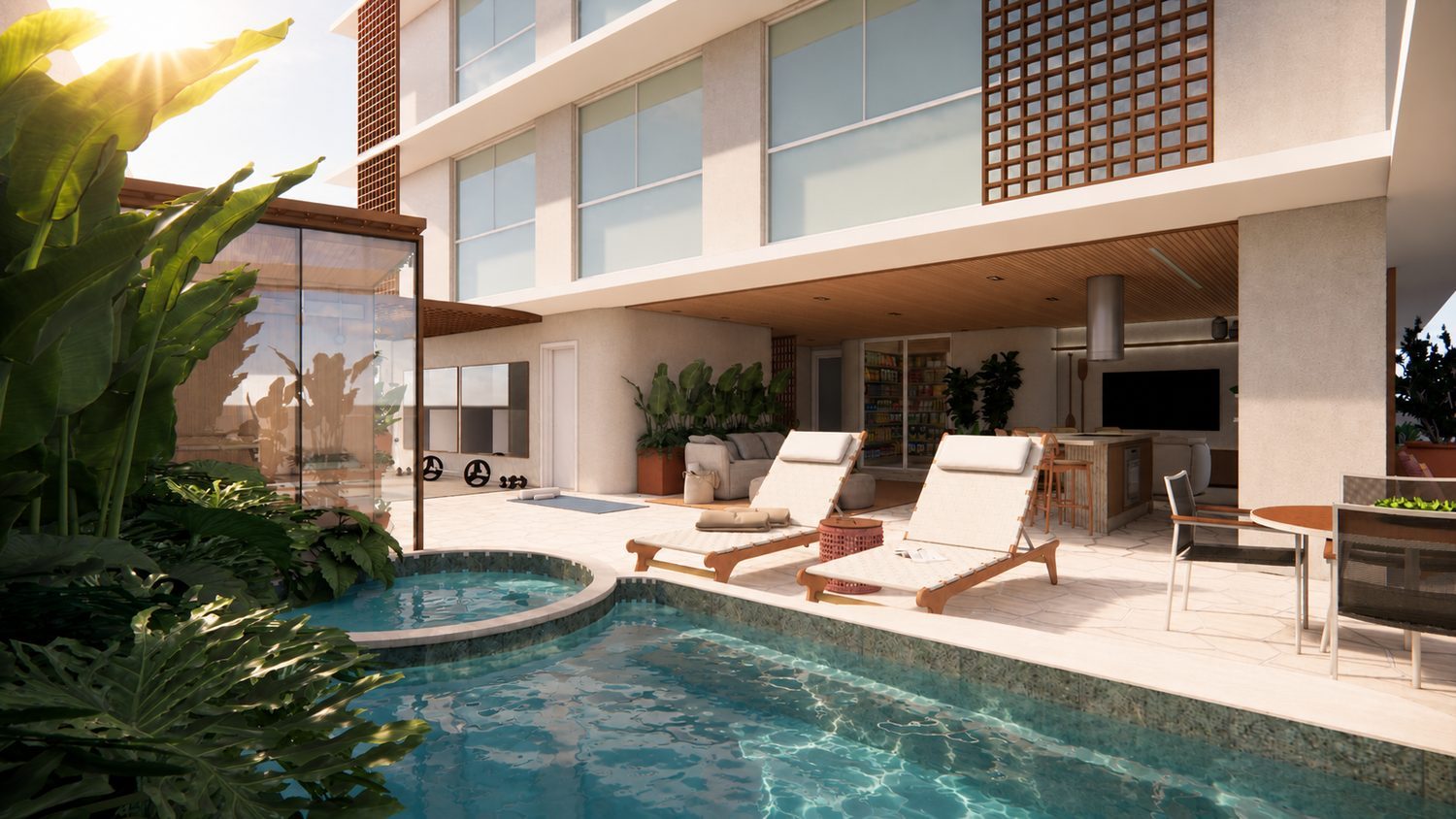 Nalu Campeche — Piscina aquecida