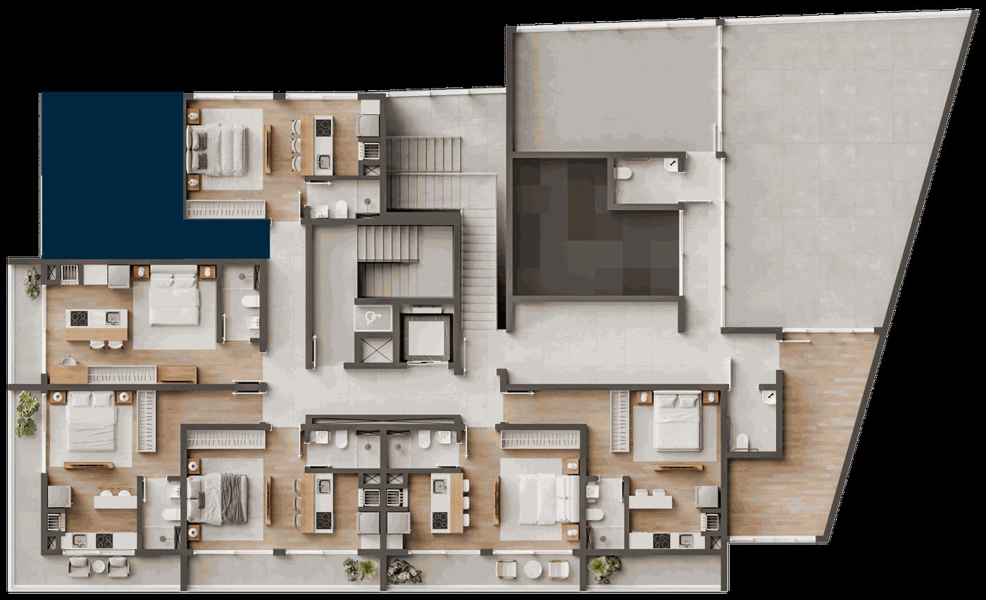 Nalu Campeche — Planta humanizada — Studio Garden